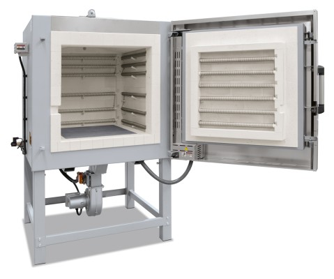 Chamber furnace LH 216/12 with fresh air fan to accelerate the cooling times