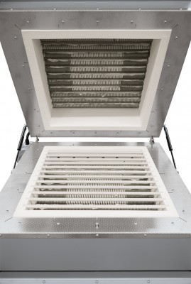 Floor and lid heating, two-zone control