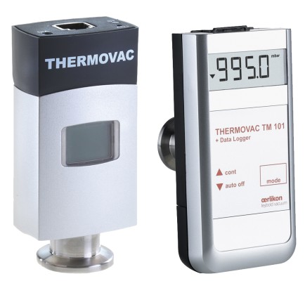 Furnace-unrelated measuring device for a pressure range of 10−3 mbar or 10−9 mbar