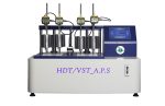 APS Vicat Softening Point and HDT Tester with multiple test stations.