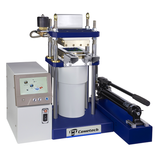 Cometech QC-677T Manual Hot Press – Desktop Thermo Molding / Sample Preparation Press (20 / 50 / 100 kN)